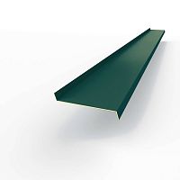 Отлив оконный оцинкованный c порошковым покрытием 1,2мм ширина более 625 мм RAL 6004