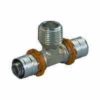 Тройник латунный S-PRESS PLUS Дн 32х3/4"х32 НР пресс Uponor Финляндия
