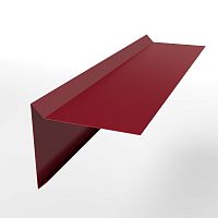Планка ветровая простая оцинкованная с порошковым покрытием 0,45мм RAL 3003