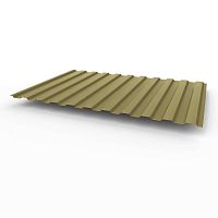 Профнастил оцинкованный с полимерным покрытием полиэстер С8 buildstor 0,65х1180мм RAL 7008 Серое хаки