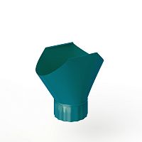 Воронка желоба оцинкованная накладная порошок ф220мм RAL 5021