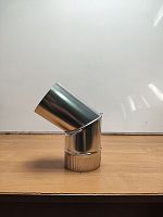 Колено сливное оцинкованное (отмёт) ф106мм