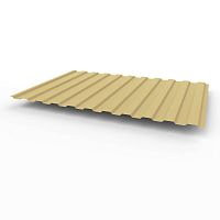 Профнастил оцинкованный с полимерным покрытием полиэстер С8 buildstor 0,4х1180мм RAL 1001 Бежевый