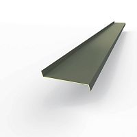 Отлив оконный оцинкованный c порошковым покрытием 1,5мм ширина менее 625 мм RAL 7010