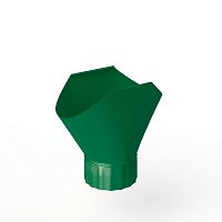 Воронка желоба оцинкованная накладная порошок ф180мм RAL 6029