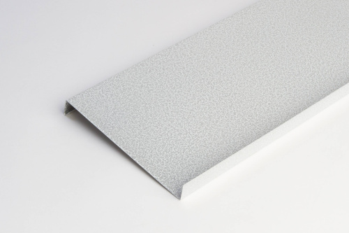 Отлив оконный оцинкованный c порошковым покрытием 0,45мм RAL 9016 фото 2