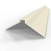 Конек фигурный оцинкованный c порошковым покрытием 0,45мм RAL 1013