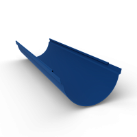 Желоб водосточный оцинкованный порошок ф180х2000мм RAL 5010