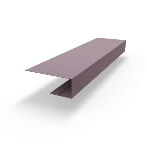 J профиль RAL 4009 оцинкованный c порошковым покрытием 0,45мм