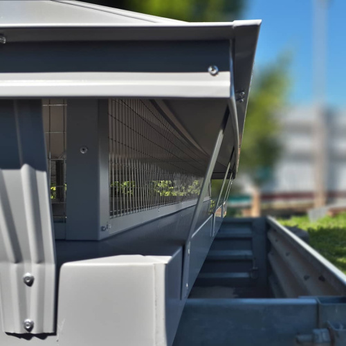 Дымник на трубу с сеткой оцинкованный с полимерным покрытием до 2400мм RAL 3005 фото 6