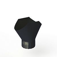 Воронка желоба оцинкованная накладная порошок ф180мм RAL 7021