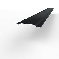 Нащельник RAL 9004 к оцинкованный c порошковым покрытием 0,45мм
