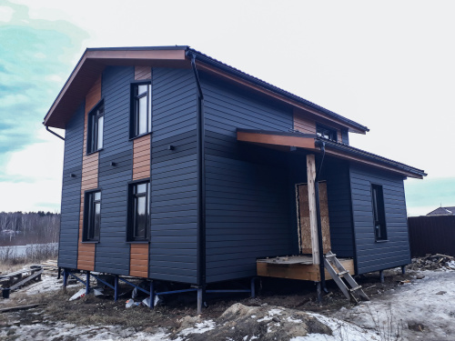 ЭкоБрус 0,345 0,5 Satin Matt с пленкой RAL 7016 антрацитово-серый ЭкоБрус 0,345 0,5 Satin Matt с пленкой RAL 7016 антрацитово-серый