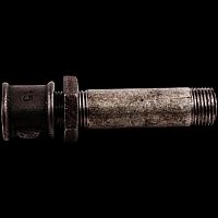 Сгон стальной оц Ду 15 L=110мм в комплекте ГОСТ 8969-75 КАЗ