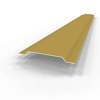Нащельник RAL 1024 оцинкованный c полимерным покрытием 0,45 мм