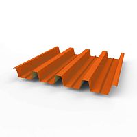 Профнастил оцинкованный с полимерным покрытием полиэстер Н60 buildstor 0,7х845мм RAL 2004 Оранжевый