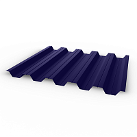 Профнастил НС35 - 0,7 - RAL 5022 оцинкованный, с полимерным покрытием (Полиэстер)