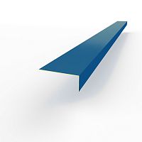 Лобовая планка (RAL 5017) оцинкованная, с порошковым покрытием 0,45 мм