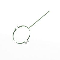 Крепление водосточный трубы сварное оцинкованное порошок ф220х10х250мм RAL 6021