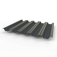 Профнастил оцинкованный с полимерным покрытием полиэстер НС35 buildstor 0,7х1060мм RAL 7024 Графитовый серый