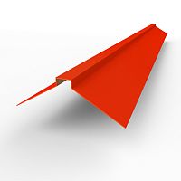 Конек фигурный оцинкованный c порошковым покрытием 0,45мм RAL 2004