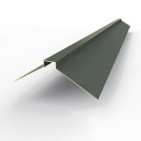 Конек фигурный оцинкованный c порошковым покрытием 0,45мм RAL 7043