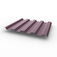 Профнастил НС44 (RAL 4009) 0,65х1047мм оцинкованный, с полимерным покрытием (Полиэстер)