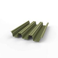 Профнастил оцинкованный с полимерным покрытием полиэстер Н114 buildstor 0,9х646мм RAL 6013 Тростниково-зелёный