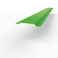 Нащельник RAL 6018 оцинкованный c порошковым покрытием 0,45мм
