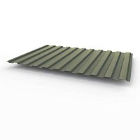 Профнастил оцинкованный с полимерным покрытием полиэстер С8 buildstor 0,7х1180мм RAL 7043 Транспортный серый B