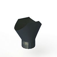 Воронка желоба оцинкованная накладная порошок ф150мм RAL 7016