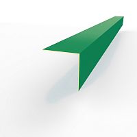 Планка угла внешнего RAL 6032 оцинкованная c порошковым покрытием 0,45мм