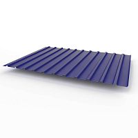 Профнастил оцинкованный с полимерным покрытием С10 Grand line Optima 0,45х1180мм RAL 5002
