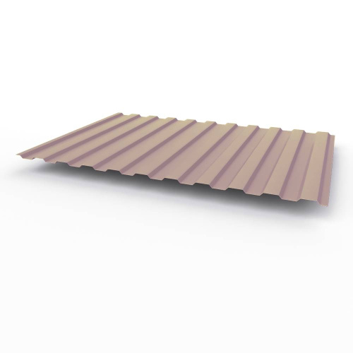 Профнастил оцинкованный с полимерным покрытием полиэстер С8 buildstor 0,4х1180мм RAL 4009 Пастельно-фиолетовый