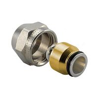 Евроконус латунный MLC Дн 16х3/4" Ру10 ВР Uponor Швеция