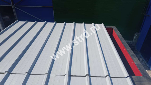 Стеновая трёхслойная сэндвич-панель накатка 100мм 1190мм с видимым креплением минеральная вата Полиэстер Panline фото 2