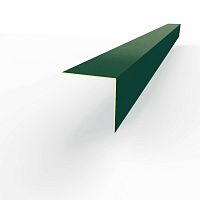 Планка внутреннего угла оцинкованная c полимерным покрытием 0,45мм RAL 6005