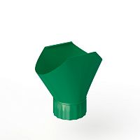 Воронка желоба оцинкованная накладная порошок ф220мм RAL 6024