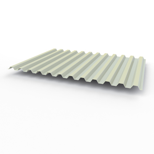 Профнастил оцинкованный с полимерным покрытием полиэстер С21 buildstor 0,5х1051мм RAL 7035 Светло-серый