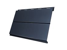 Вертикаль 0,2 line 0,5 Satin Matt с пленкой RAL 7024 мокрый асфальт