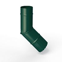 Колено водосточное оцинкованное порошок ф220мм RAL 6005