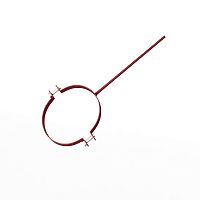Крепление водосточный трубы сварное оцинкованное порошок ф150х10х250мм RAL 3011