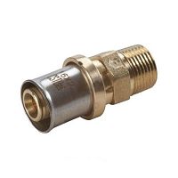 Муфта латунная RM107 Дн 20х1/2" НР пресс Giacomini Италия