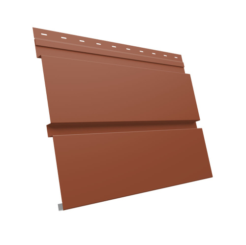 Квадро брус 0,5 Satin Matt с пленкой RAL 8004 терракота Квадро брус 0,5 Satin Matt с пленкой RAL 8004 терракота