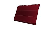Вертикаль 0,2 prof 0,5 Satin с пленкой RAL 3005 красное вино