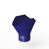 Воронка желоба оцинкованная накладная порошок ф180мм RAL 5002