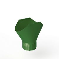 Воронка желоба оцинкованная накладная порошок ф120мм RAL 6010