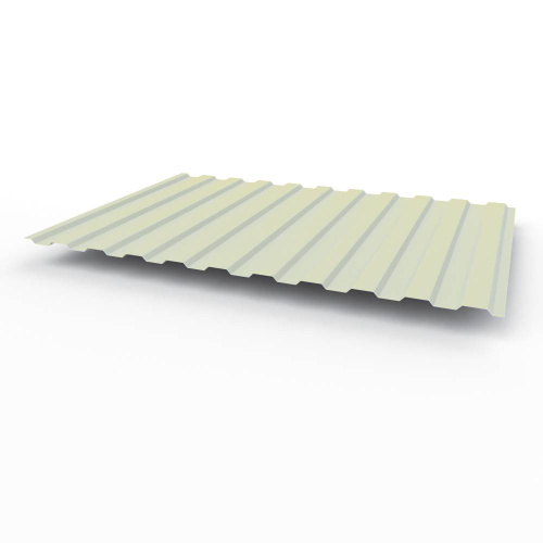 Профнастил оцинкованный с полимерным покрытием полиэстер С8 buildstor 0,65х1180мм RAL 7035 Светло-серый