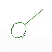 Крепление водосточный трубы сварное оцинкованное порошок ф150х10х250мм RAL 6018