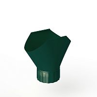 Воронка желоба оцинкованная накладная порошок ф220мм RAL 6005